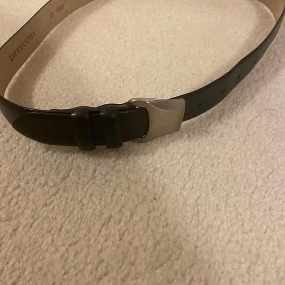 Devicchi Women's vintage leather belt - black- Medium - Made In Italy - Picture 4 of 9
